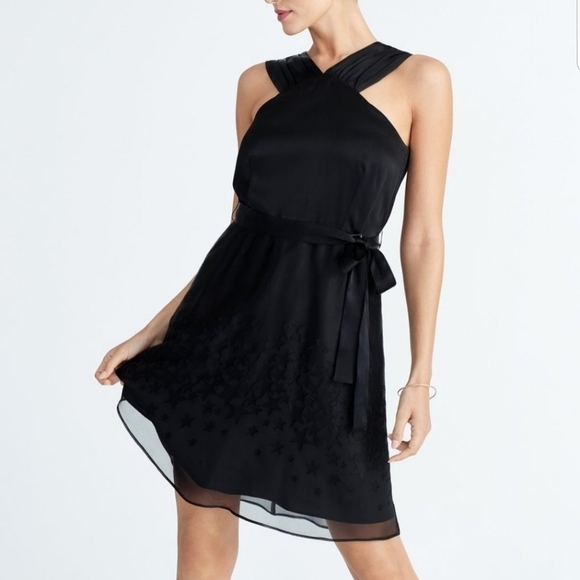 NWT Rachel Roy Ophelia Star-Printed A-line Dress - Picture 4 of 13